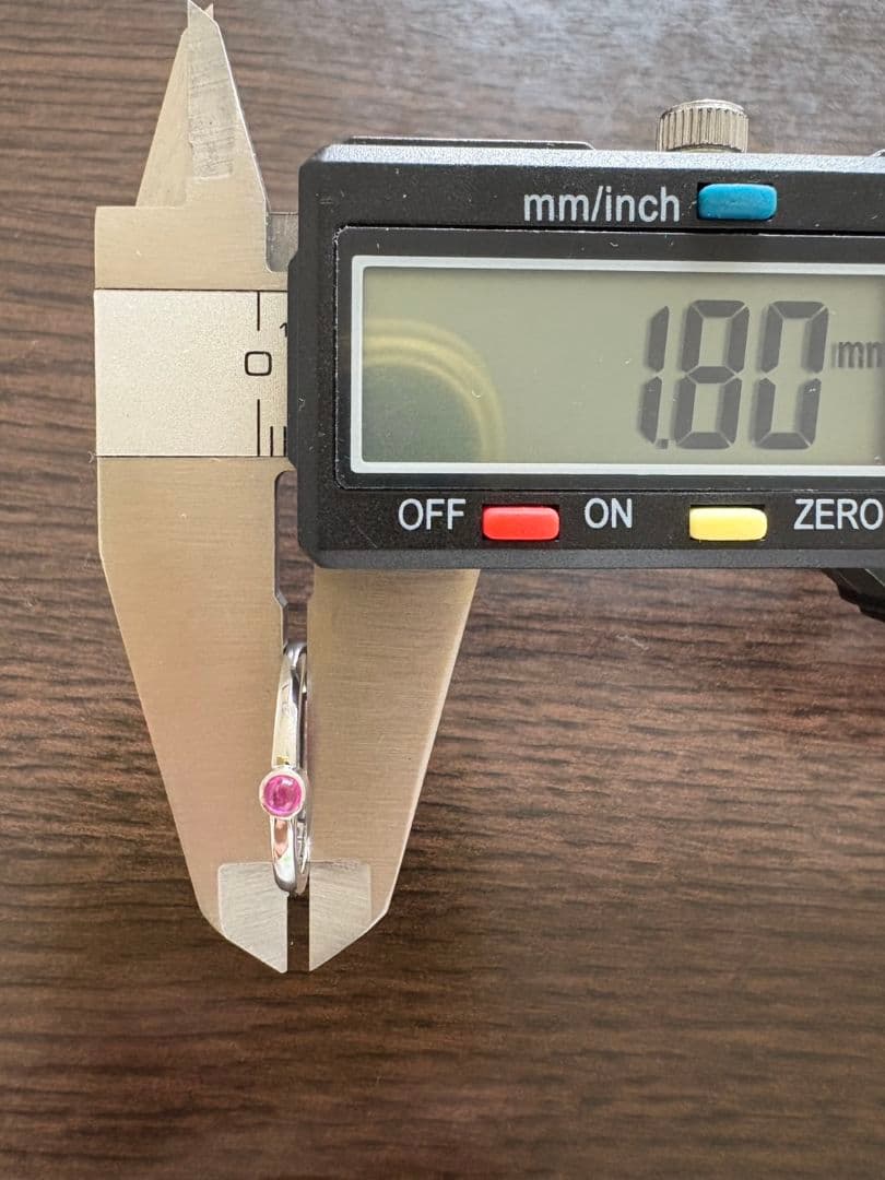 K18WGルビーリング