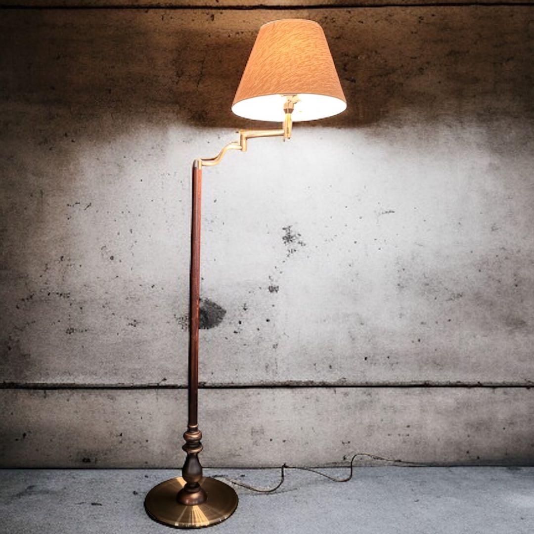 HR860 【美品】KODAMA スイングアーム　フロアスタンド　フロアランプ