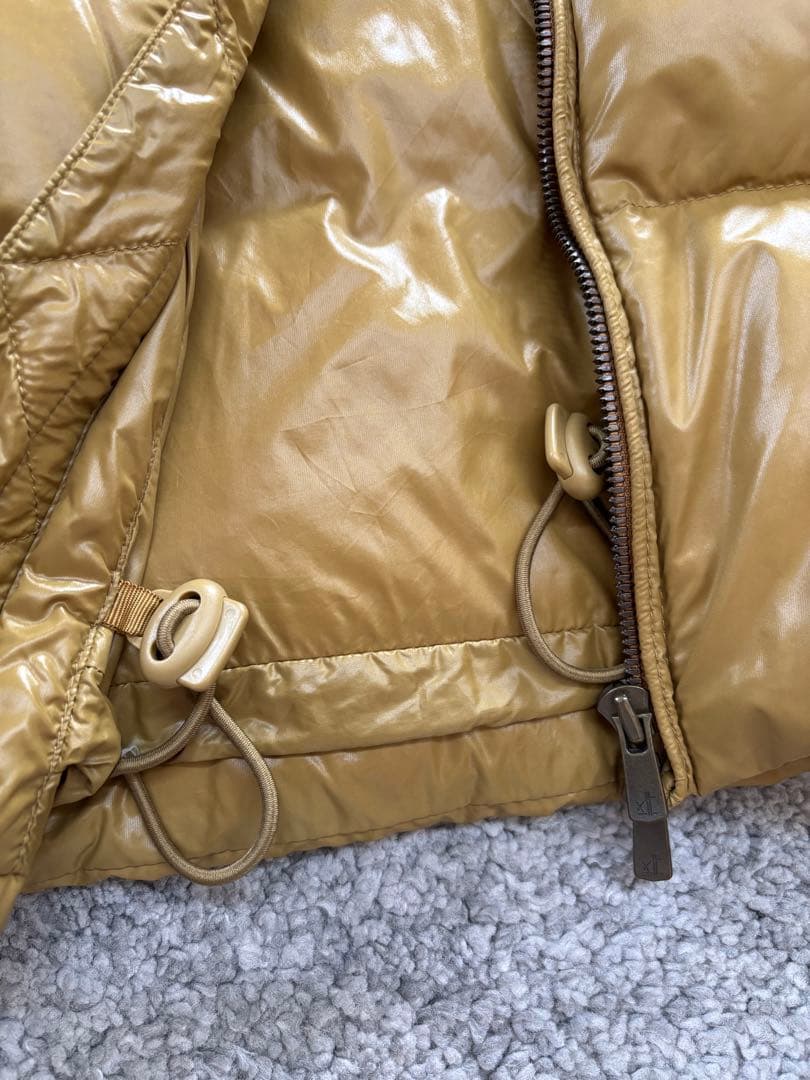 【Johnbull】ジョンブル フード付きダウンベストF マスタード