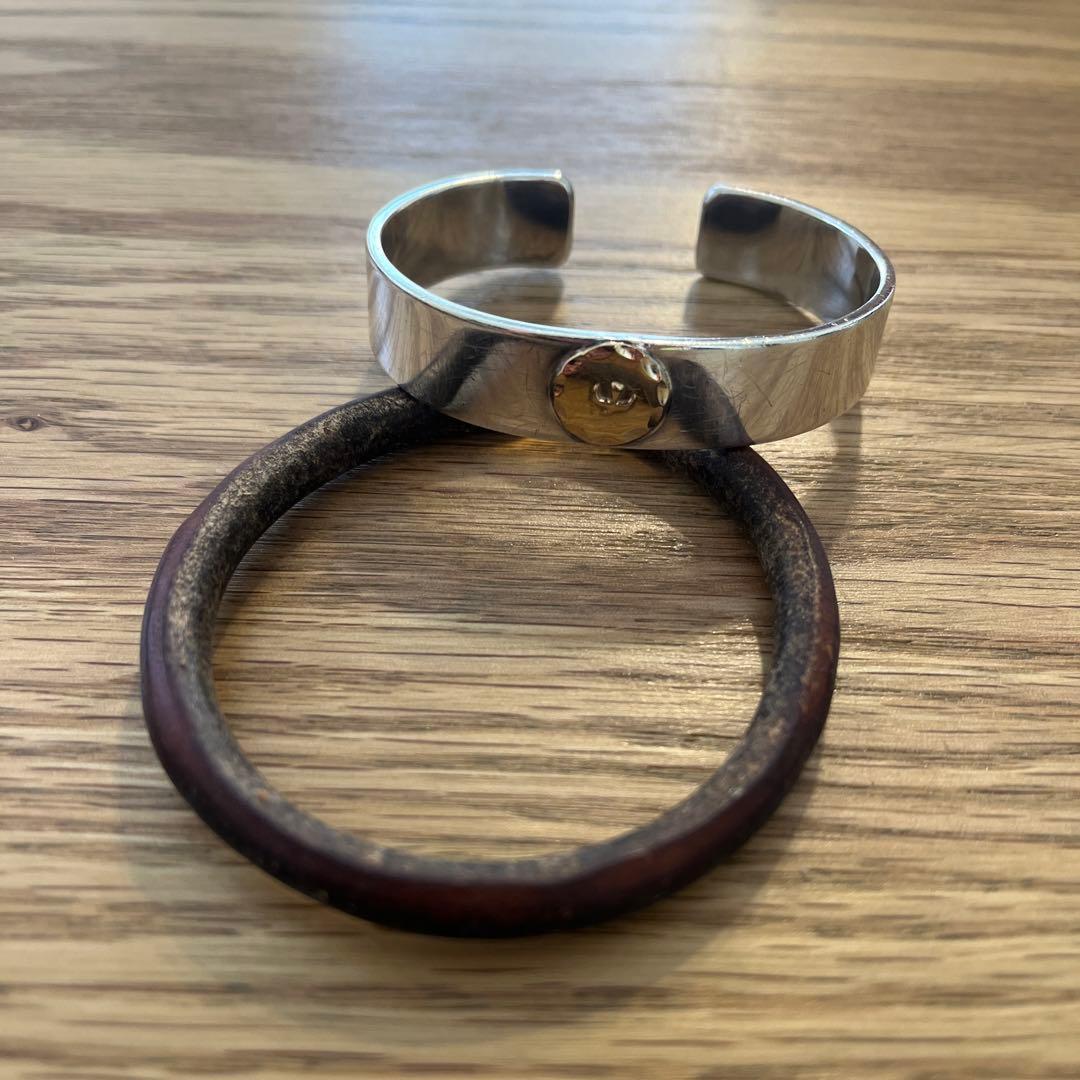 ※最終値下:Goro’s ゴローズ　平打　バングル　イーグルメタル　S