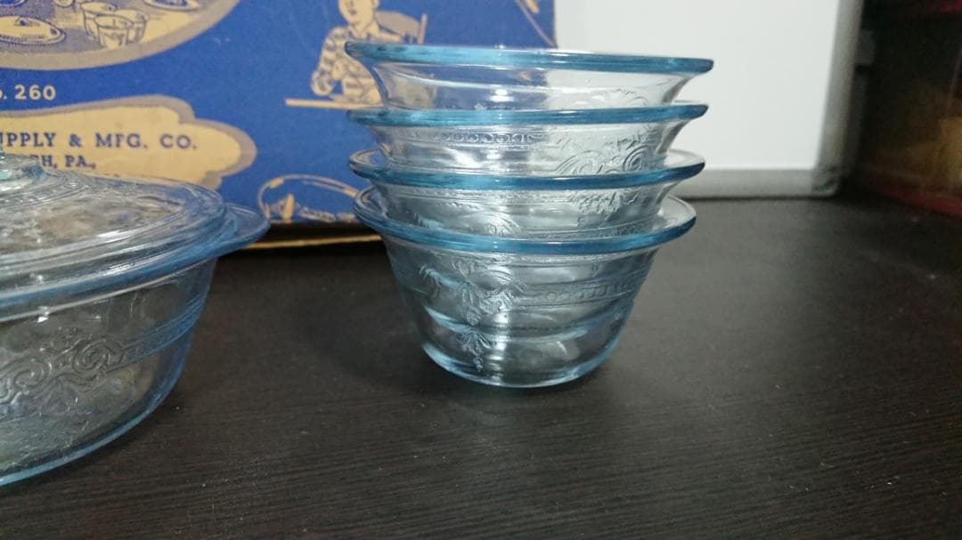 希少 FIRE KING ファイヤーキング 1940s 初期型刻印 プレイセット