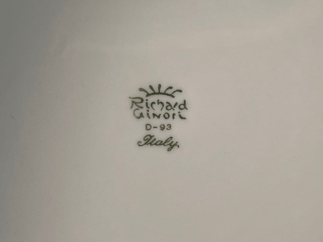 リチャードジノリ　ロイヤルブルー　プレート　26cm