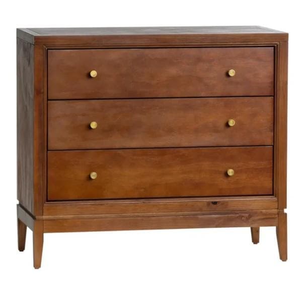 チェスト 3段 ナチュラル モダン ナチュラル アンティーク AC-8046