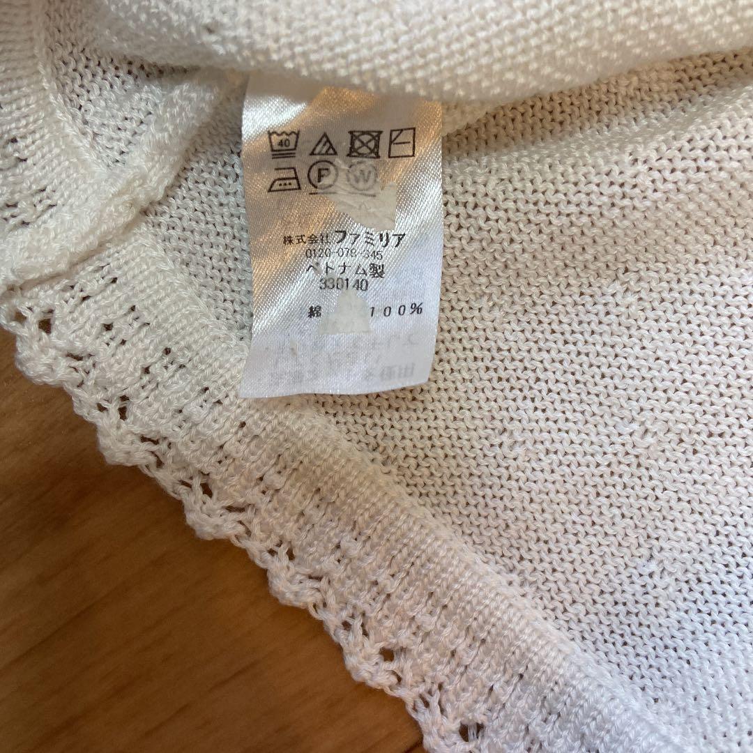 ファミリア　フォーマルセット　ワンピース　ボレロ　お受験