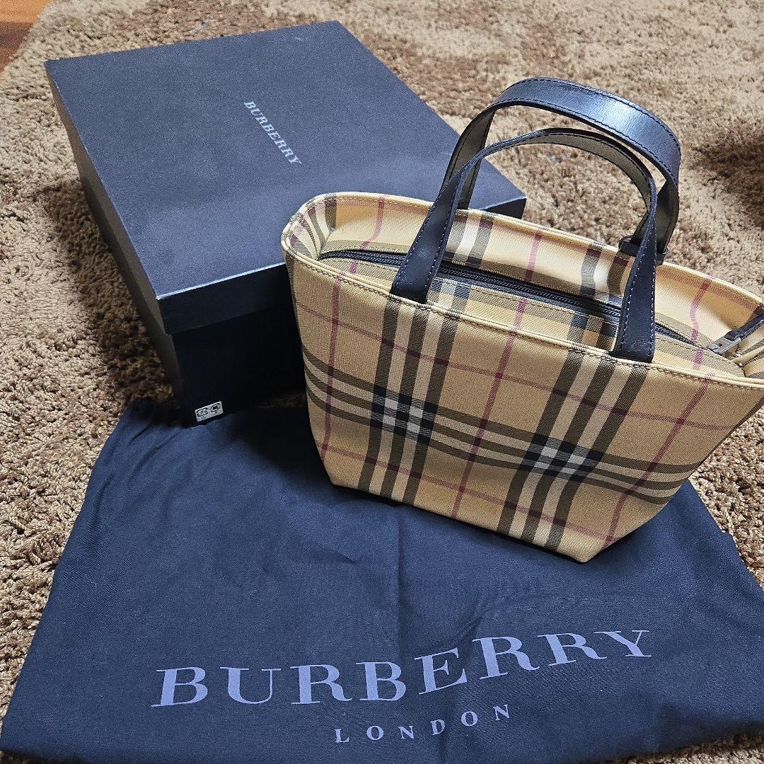 Burberry チェック柄 トートバッグ