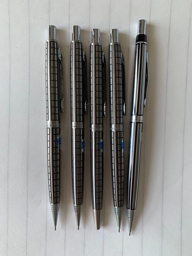 プラチナ 蝕刻 ボールペン・シャープペンシル ほか 5本まとめ売り