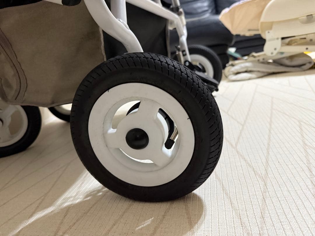 エアバギー ココダブル EX フロムバース　ストーン　レインカバー付き