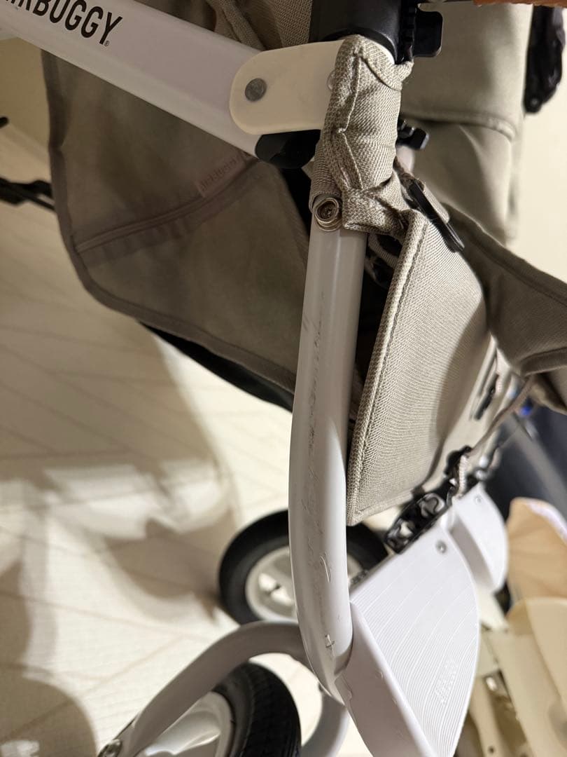 エアバギー ココダブル EX フロムバース　ストーン　レインカバー付き