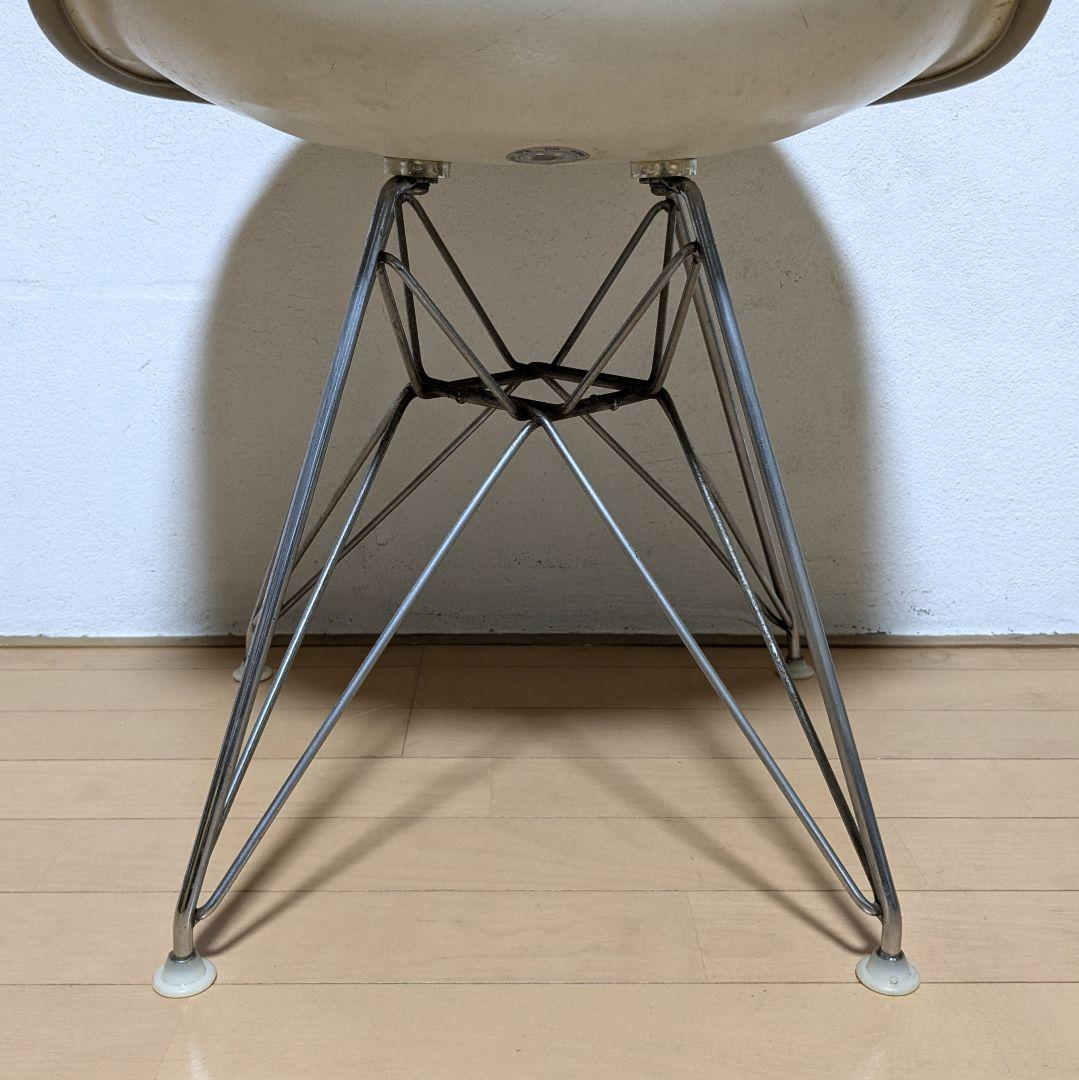 希少 正規品 ハーマンミラー イームズ シェルチェア ナウガレザー パッド付 3