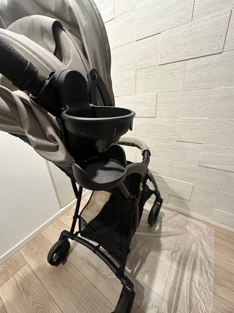 ビングルBB4+シェード+折りたたみカップホルダー+レインカバー