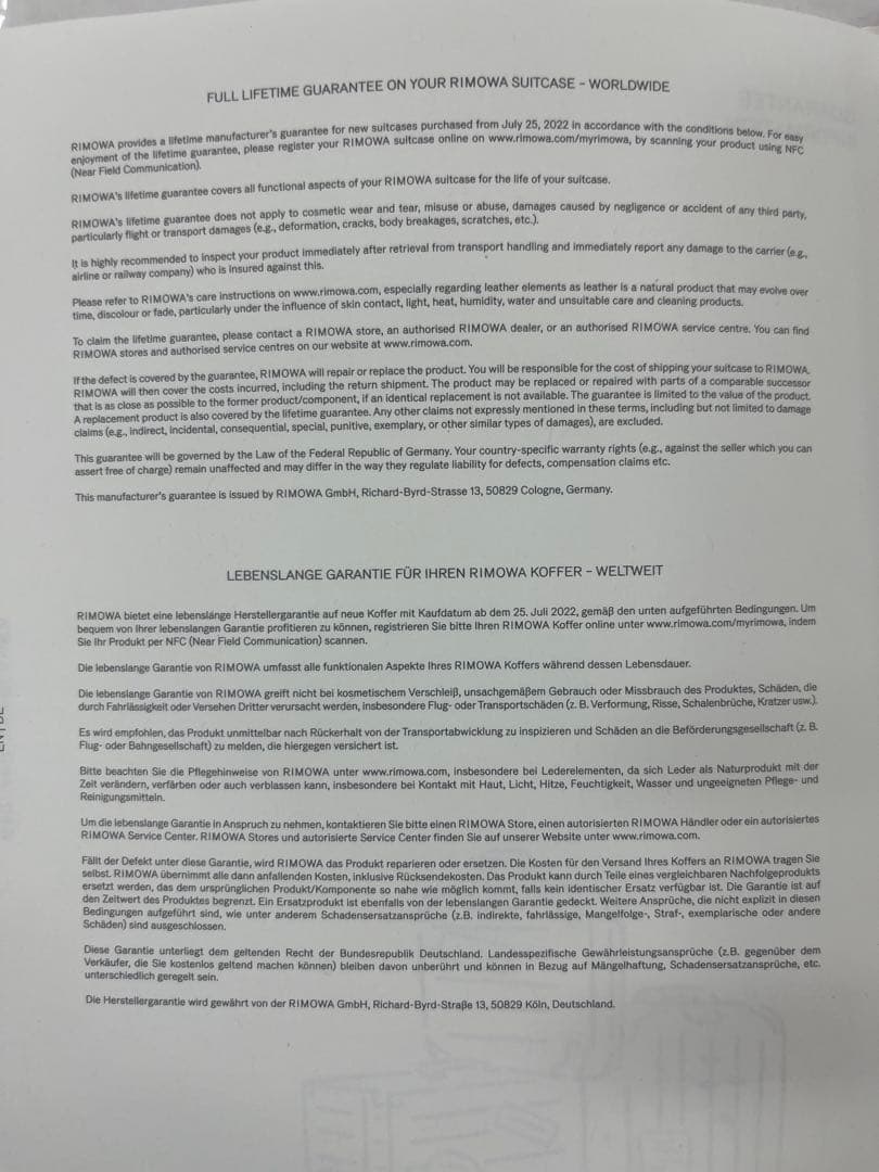 【新品/未使用品】RIMOWA ポルシェ キャリーケース 80L アゲートグレー