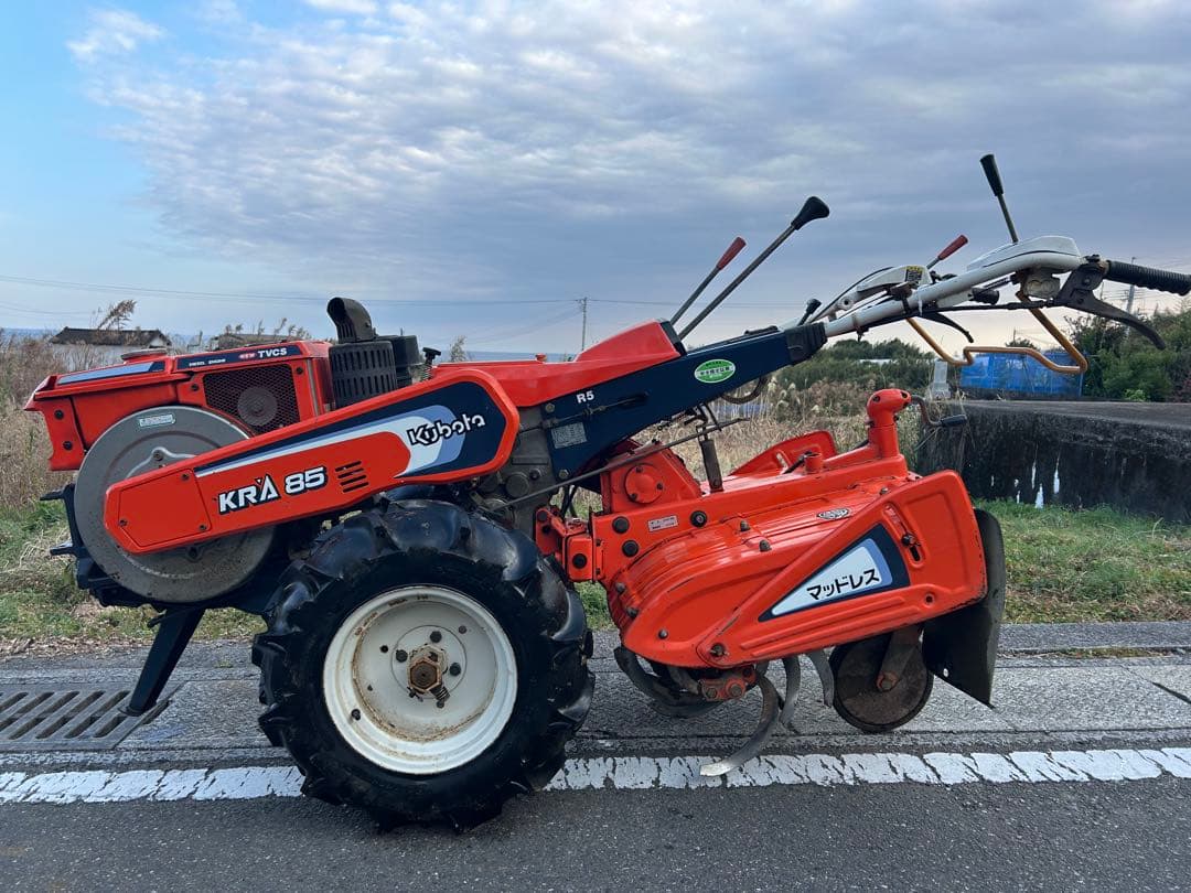 宮崎　クボタ　耕運機　ディーゼル 8.5馬力 KRA85 管理機 動画あり