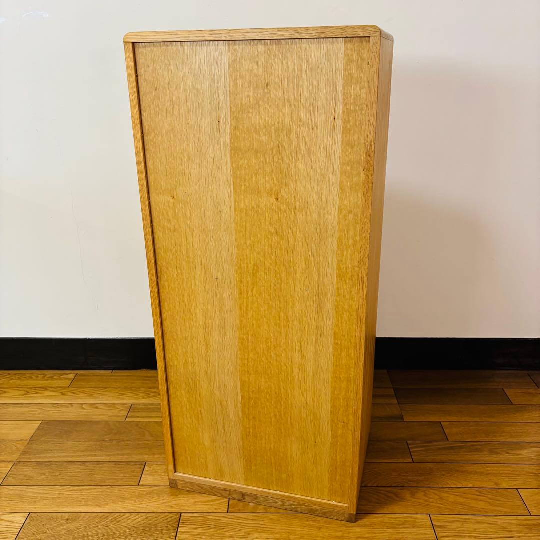 【廃盤品】起立木工　チェスト 良質　ナラ天然木 送料込み