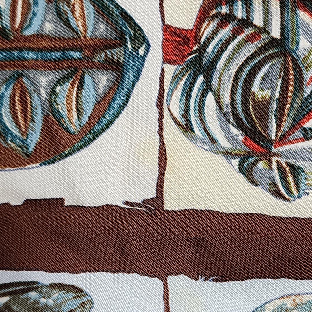 HERMES エルメス ミニスカーフ カレ40 PERSONA 仮面 シルク.