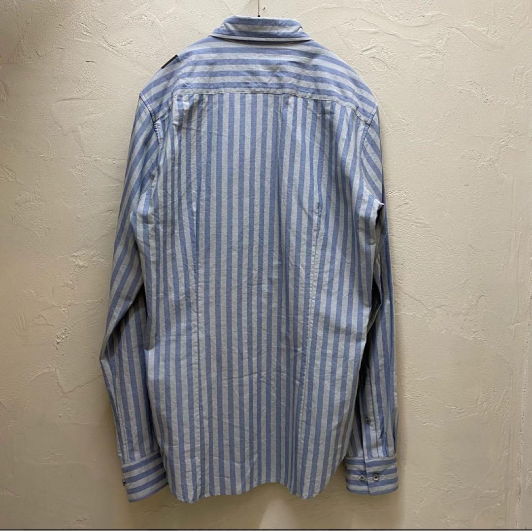 DRIES VAN NOTEN 23AW　ストライプ　グラフィックシャツ