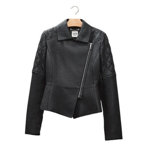 未使用タグ付★HERMES★ディアスキン★レザー★ジャケット★ライダース