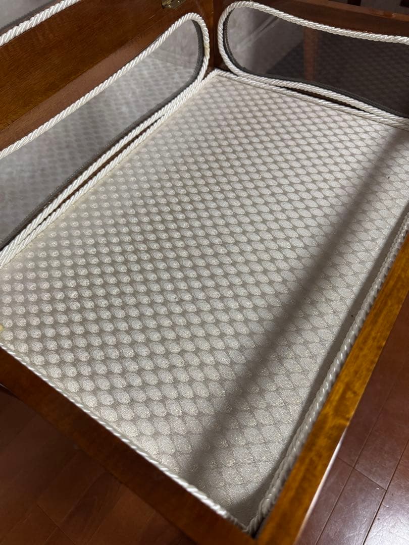 ディスプレイテーブル 木製 ガラス天板