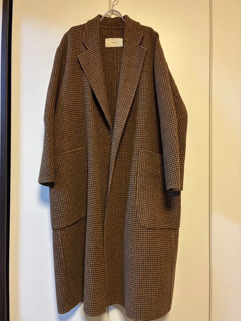 todayful Over Check Coat 36サイズ
