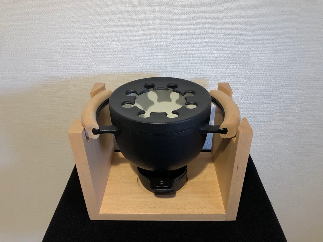 北欧 ヴィンテージ Nissen デンマーク製 フォンデュセット 鋳物 ボダム