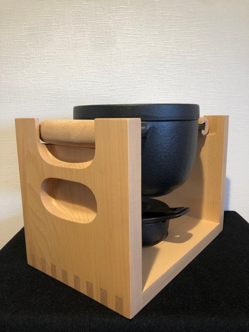 北欧 ヴィンテージ Nissen デンマーク製 フォンデュセット 鋳物 ボダム