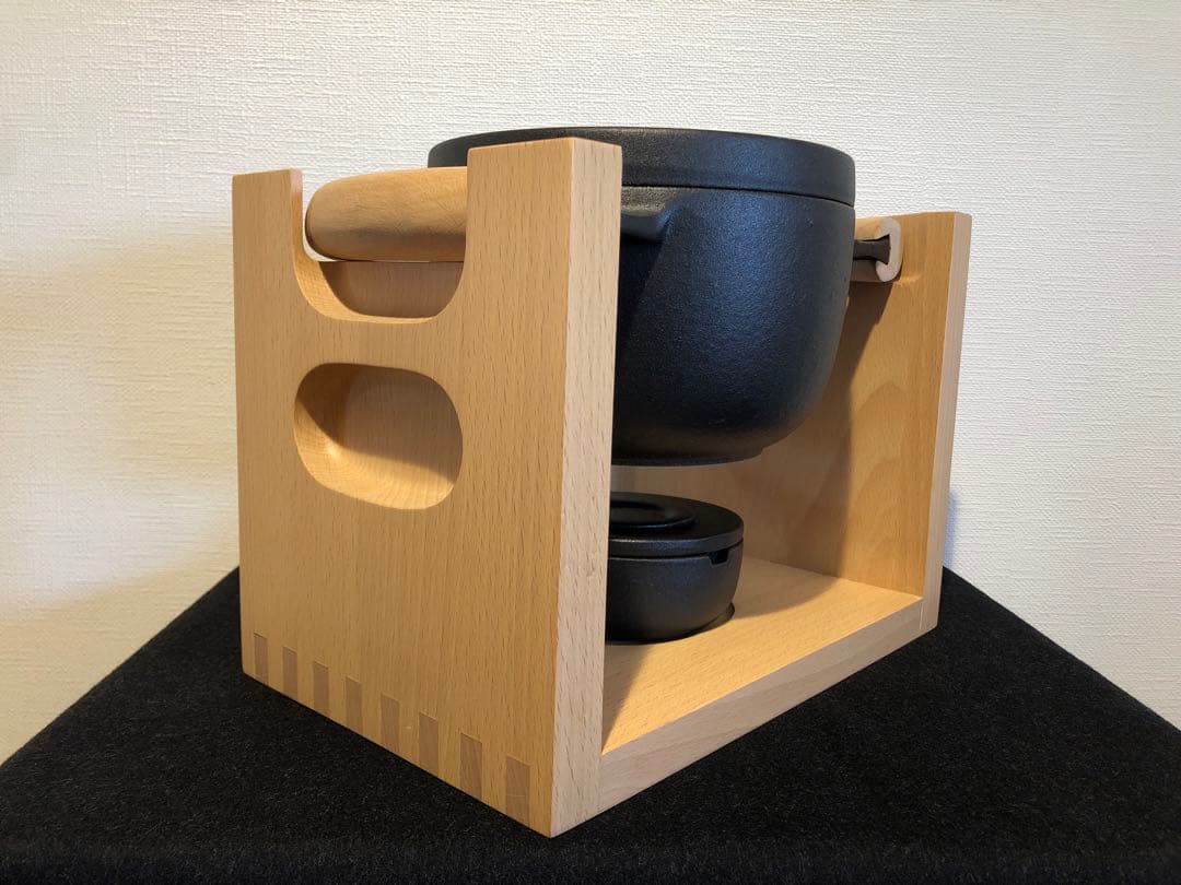 北欧 ヴィンテージ Nissen デンマーク製 フォンデュセット 鋳物 ボダム