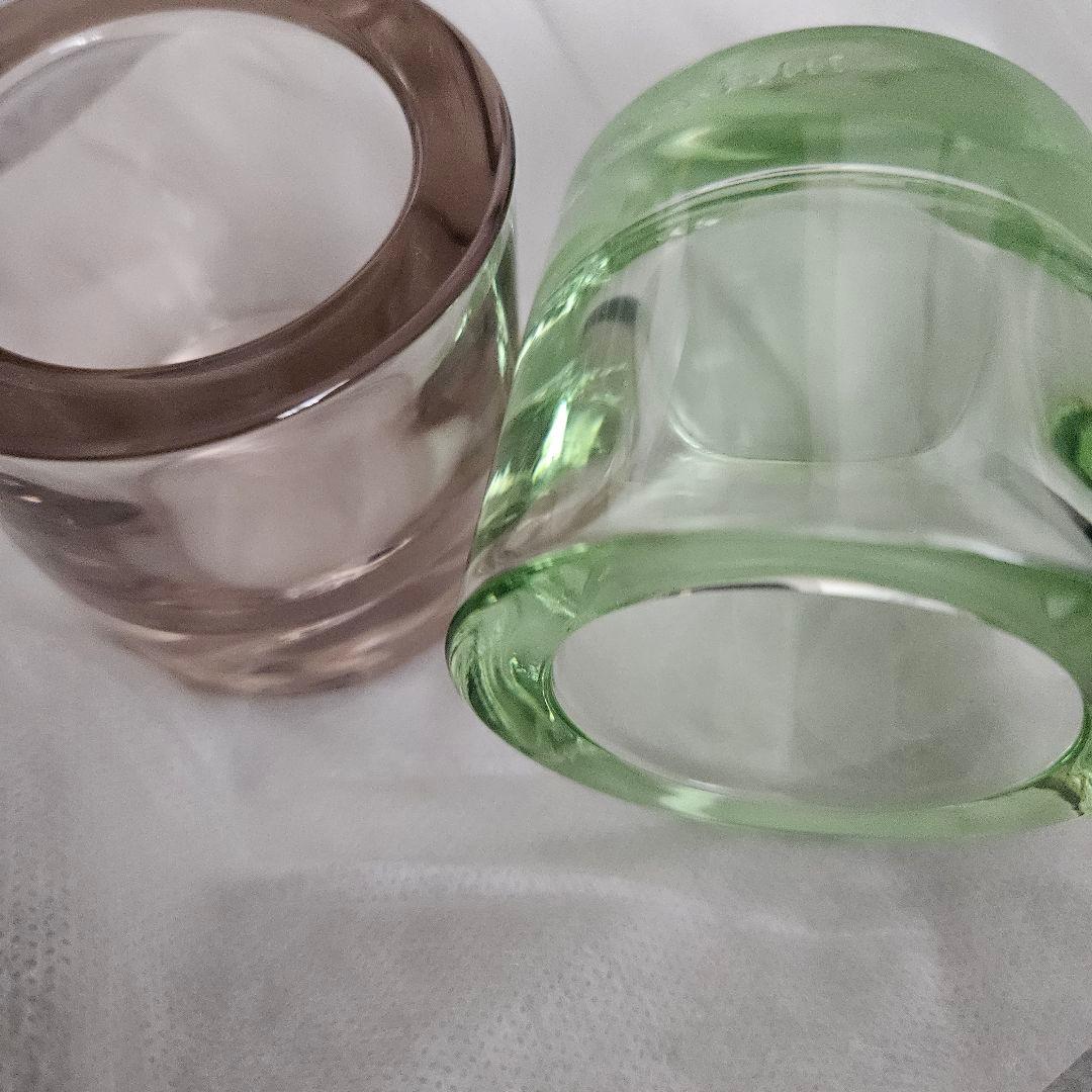 イッタラ　kivi 中間色　2個セット　キャンドルホルダー