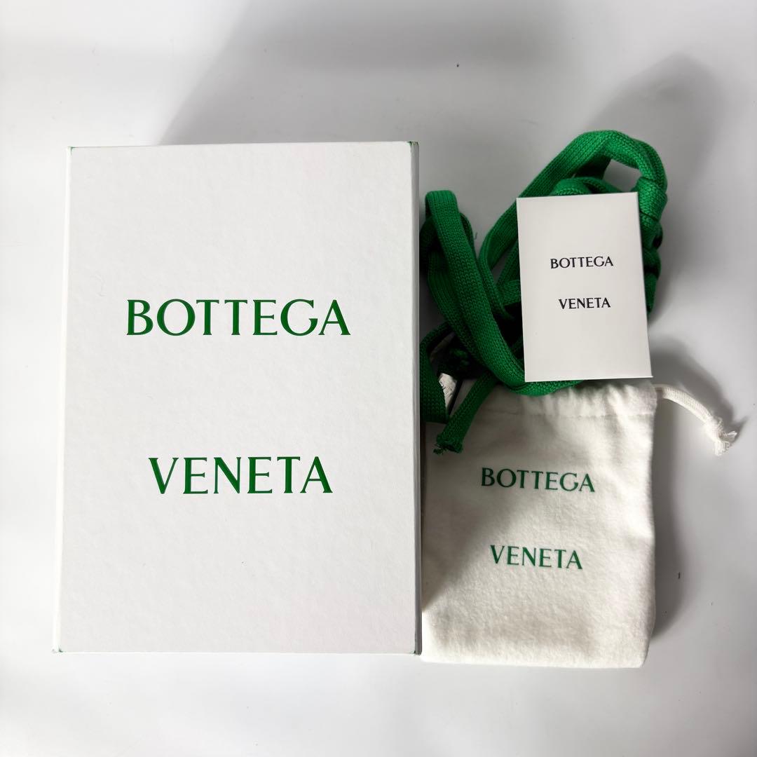 ボッテガヴェネタ カセット　濃緑　ケース　パース　RFID搭載.