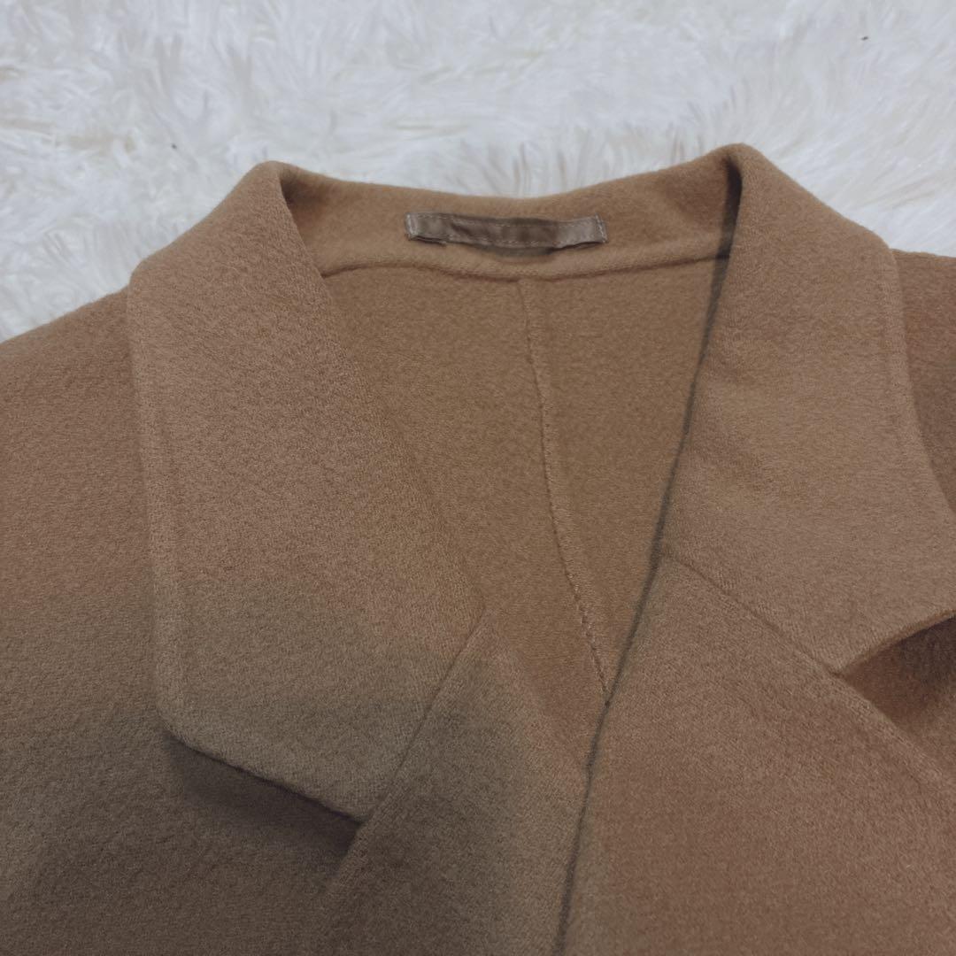 BURBERRY バーバリーズ ロングコート カシミヤ ウール ダブル キャメル