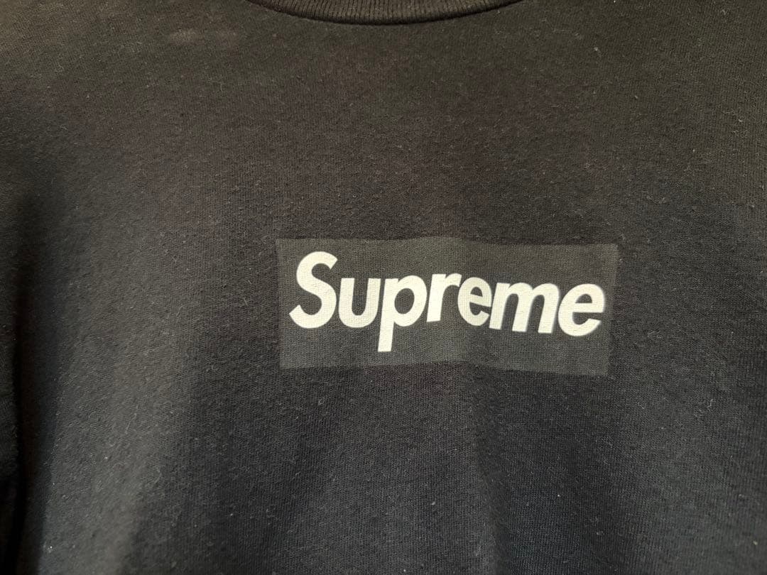最安値　Supreme ブラック ロングスリーブ Tシャツ S