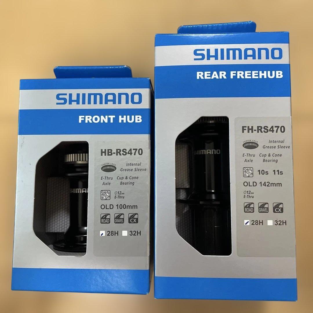 SHIMANO HB-RS470 FH-RS470 前後ハブセット