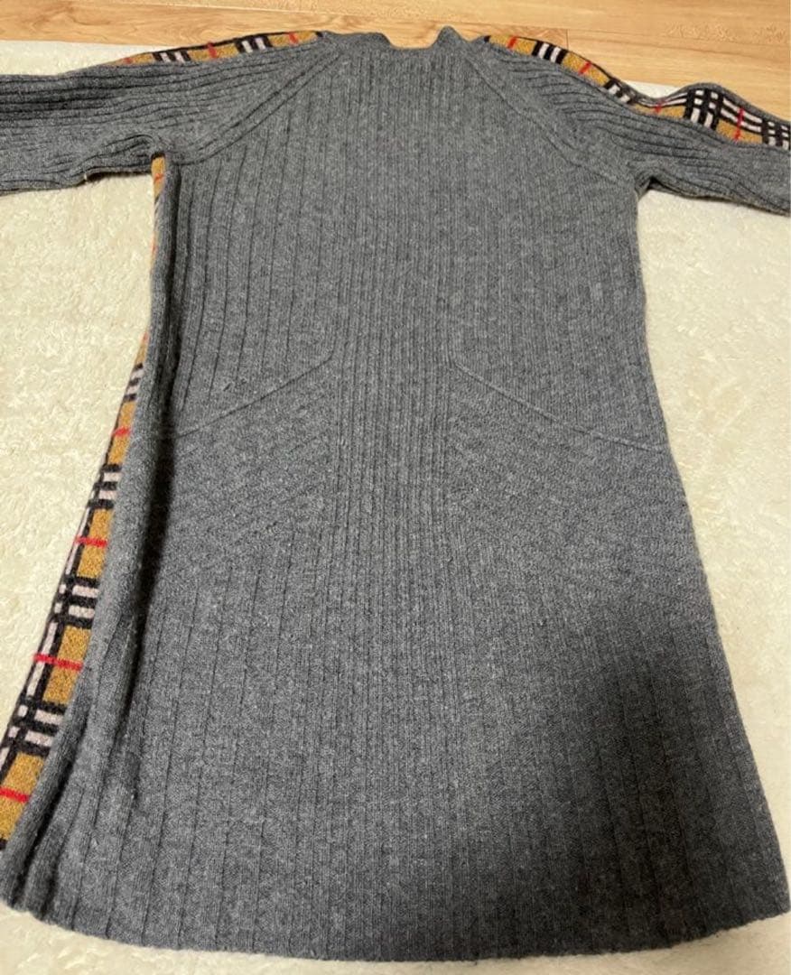 バーバリー⭐︎ニット⭐︎ワンピース⭐︎10Y⭐︎中古