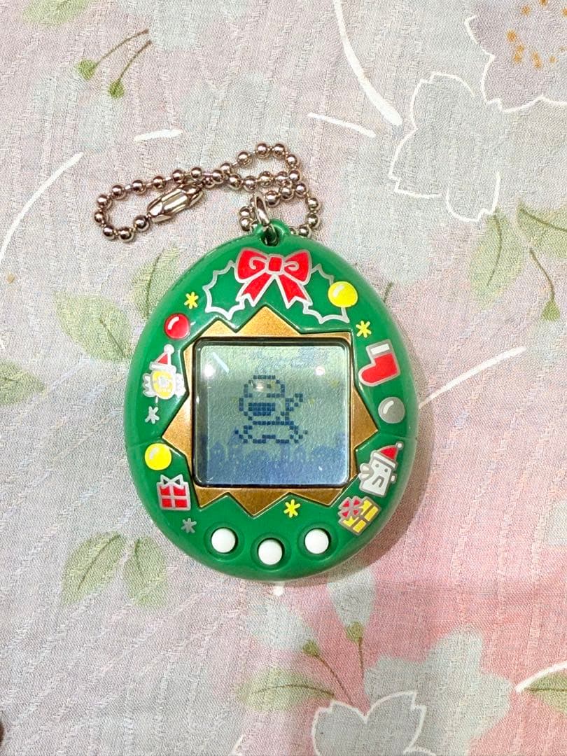 【動作確認済】サンタクロっちのたまごっち　緑