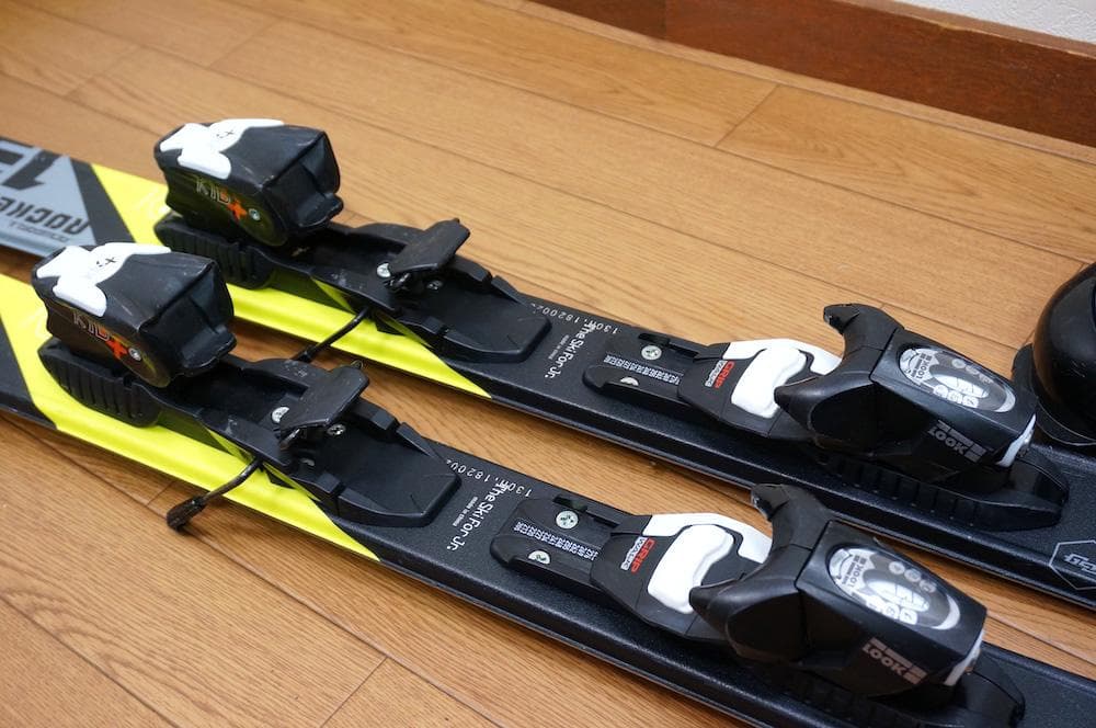 メンテ済 130cm 靴24cm ROCKER GS-9 子供用スキーセット