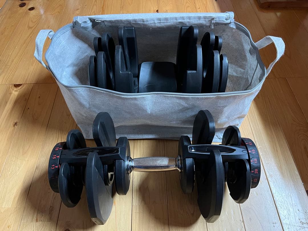 可変式ダンベル 5〜40kg 17段階 1set ②