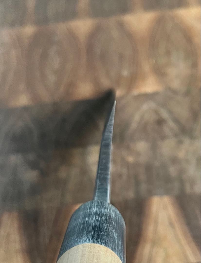 正本総本店　玉白鋼　出刃　7寸　210mm 包丁　本霞　和包丁　水牛