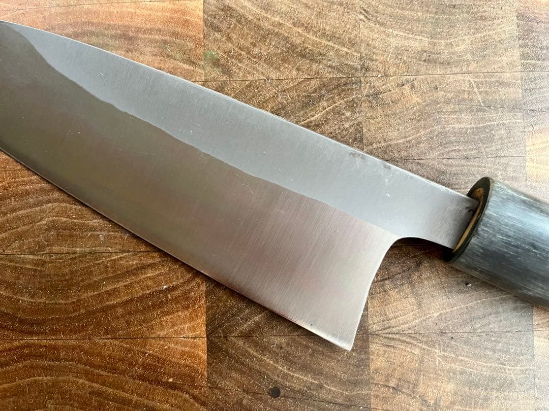 正本総本店　玉白鋼　出刃　7寸　210mm 包丁　本霞　和包丁　水牛