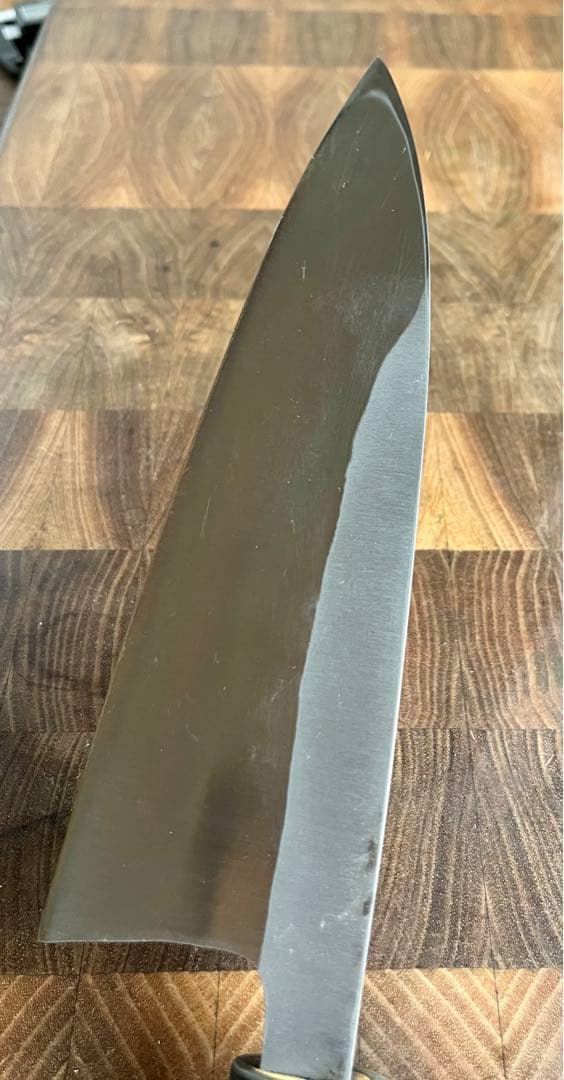 正本総本店　玉白鋼　出刃　7寸　210mm 包丁　本霞　和包丁　水牛