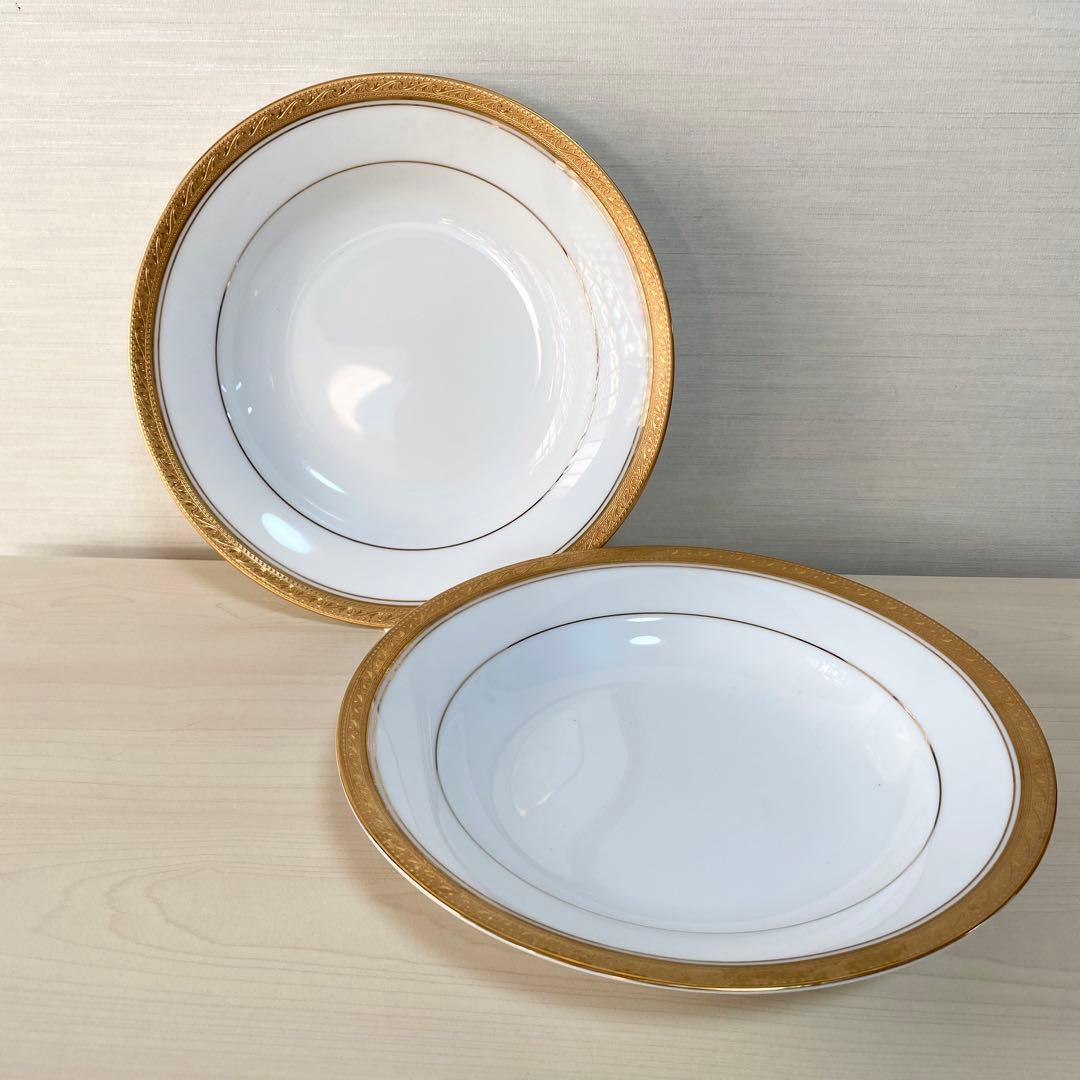 廃盤　ノリタケ　Noritake　プレート　皿　クリスマス　ゴールド