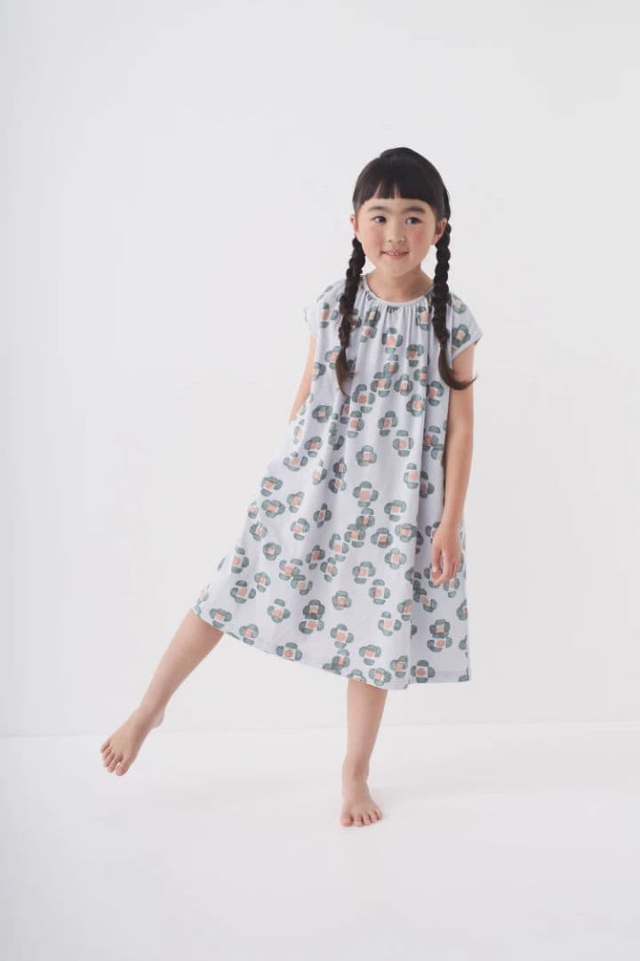ミナペルホネン　キッズ　flower mist ワンピース