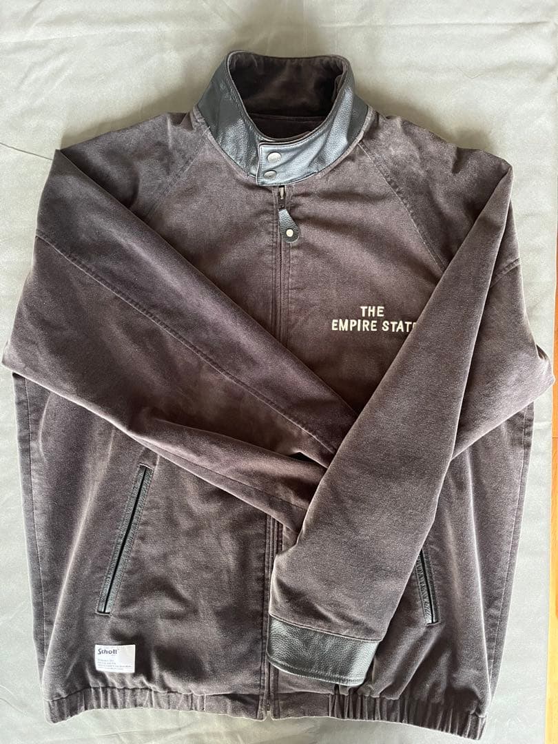 た*う様 Schott ベロアレザー　ジャケット