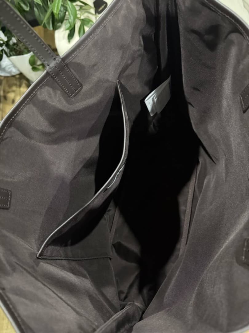 バッグ NEIGHBORHOOD 25SS COATED TOTE BAG BROWN