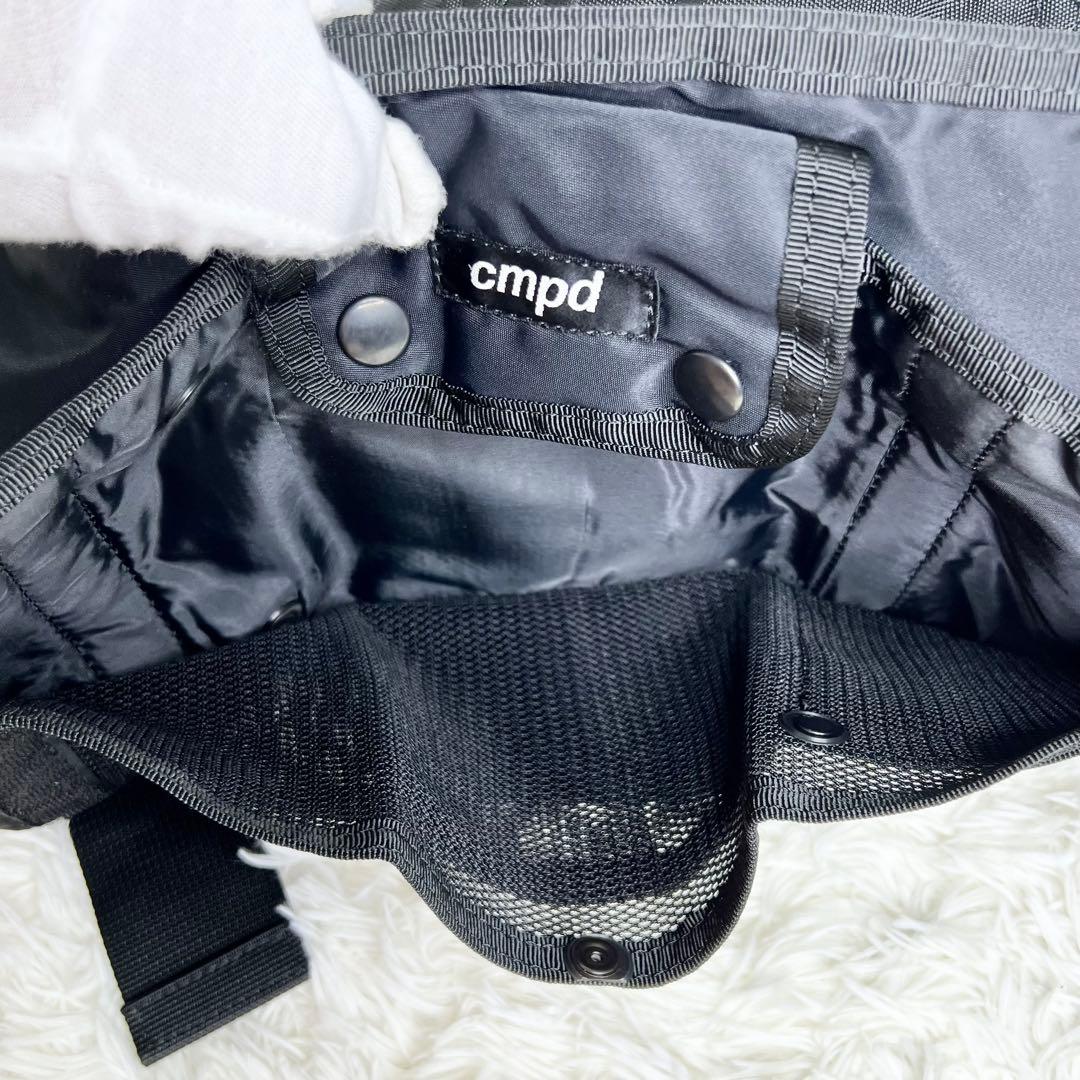 美品 PORTER × cmpd コラボ メッセンジャーバッグ 2way 黒