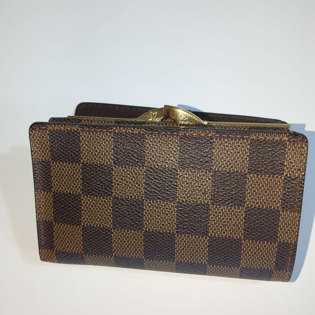 Louis Vuitton ダミエがま口　ヴィエノワ 二つ折り財布　ルイヴィトン