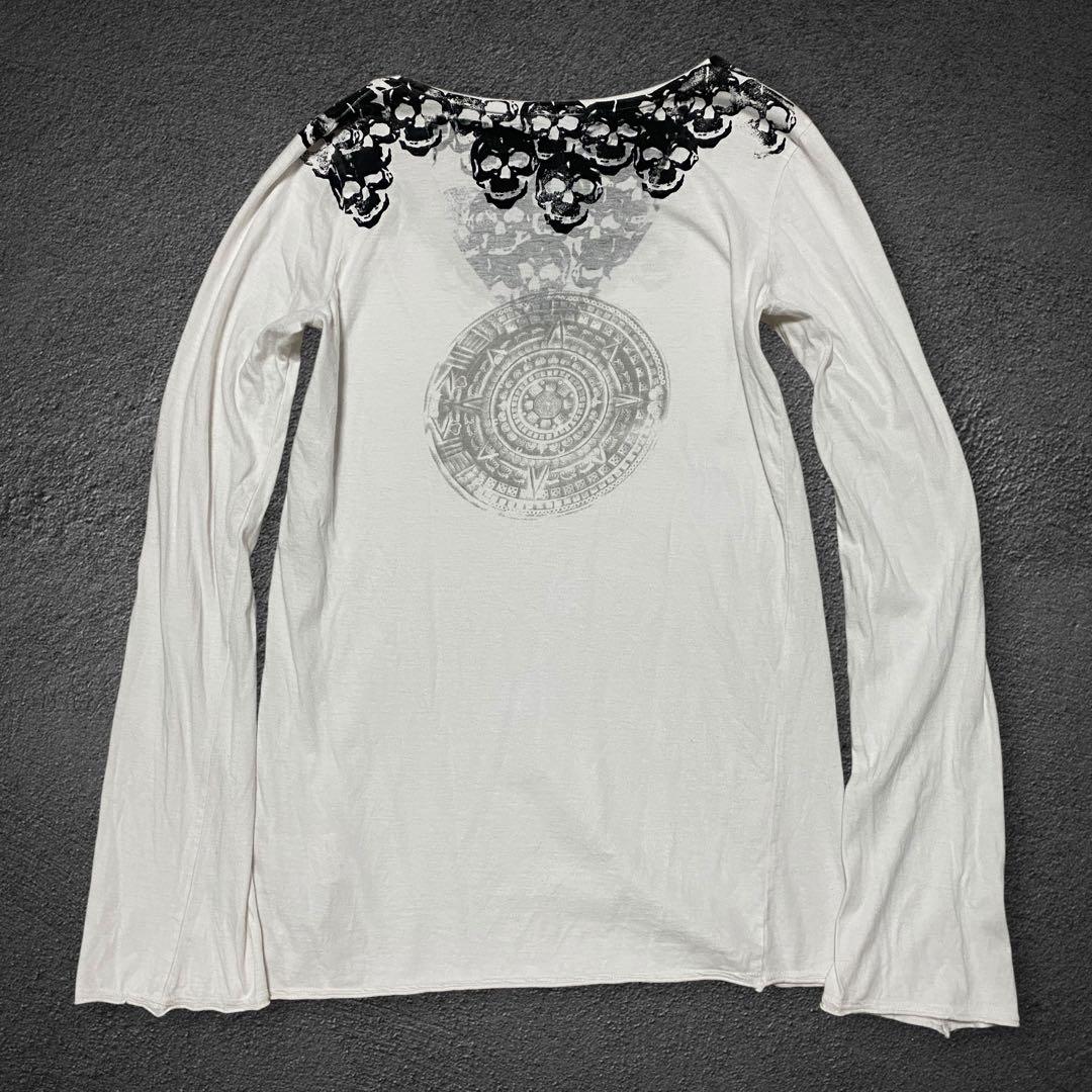 トップス L.G.B. MAYA LSV skulls print T-shirt