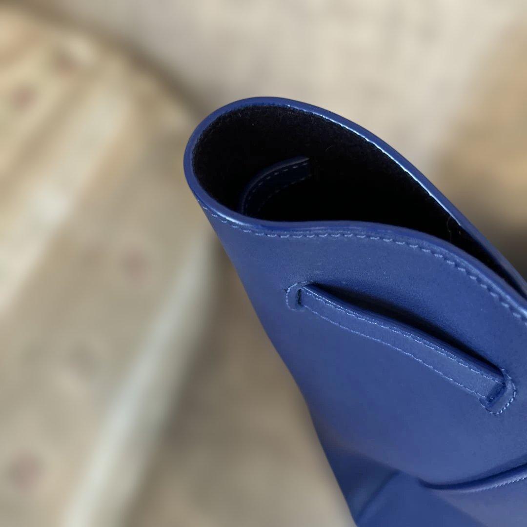 セリーヌ　ネイビー レザー トートバッグ タッセル付き　ショルダー　肩掛け