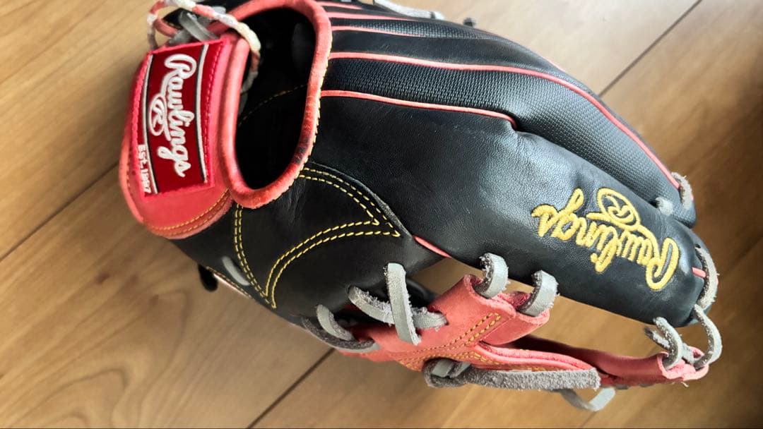 Rawlings 硬式野球グローブ レッド/ブラック