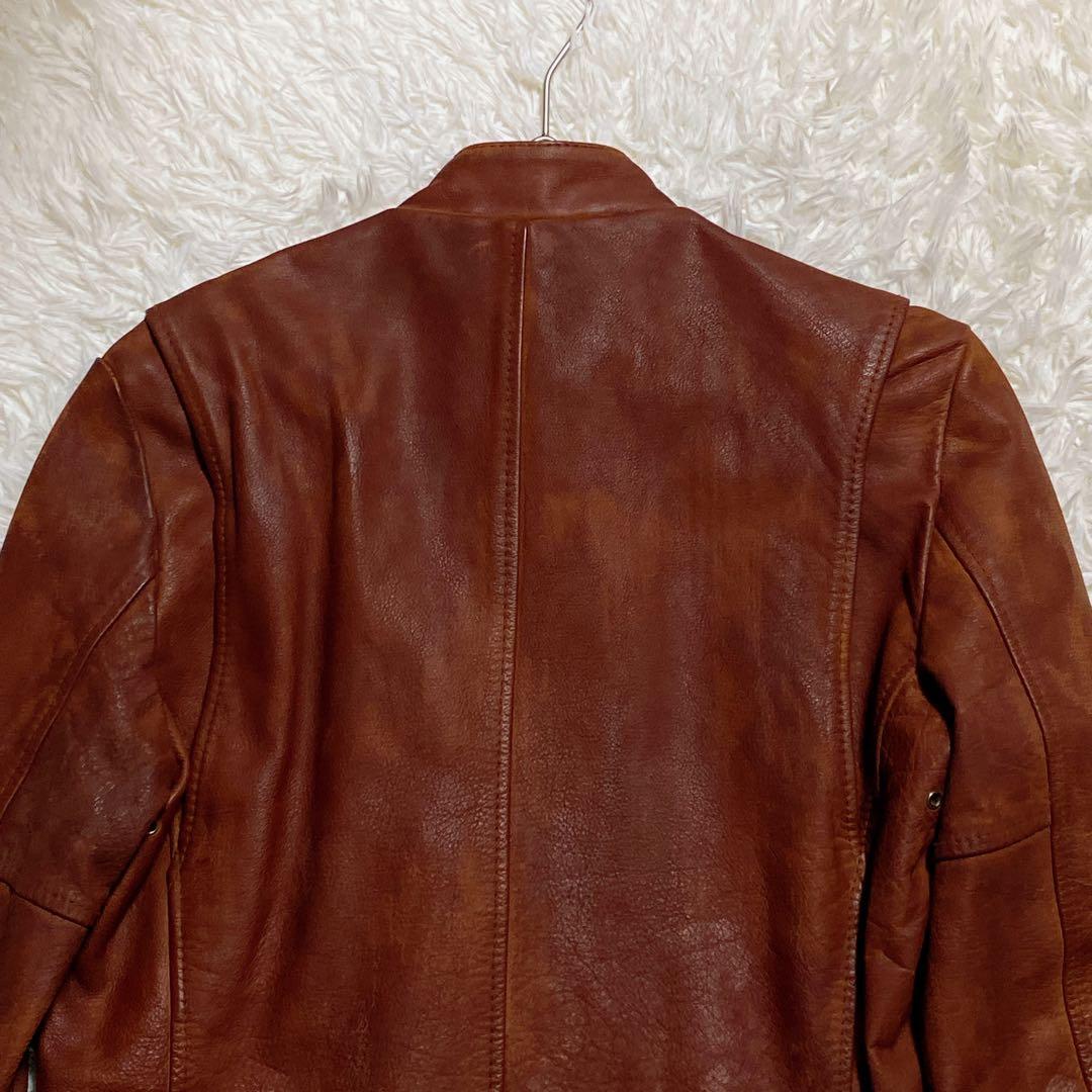 希少⭐️ ショット　レザージャケット クラシックレーサー USDD加工