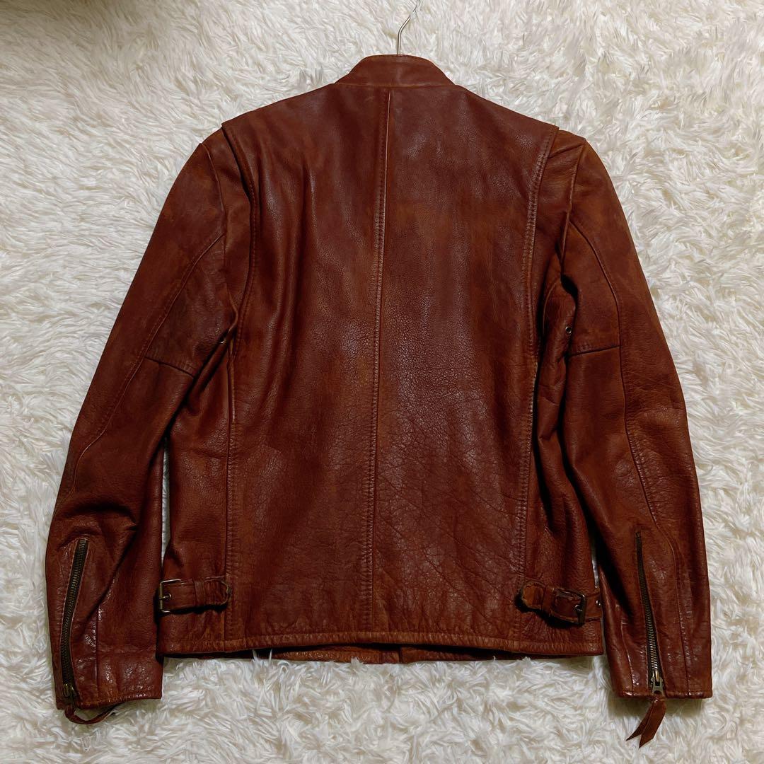 希少⭐️ ショット　レザージャケット クラシックレーサー USDD加工