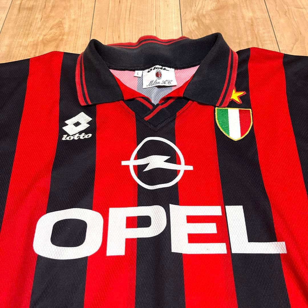AC ミラン lotto ロット ロベルト バッジョ ユニホーム サイズ L