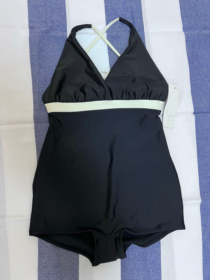 【Seea】新品 San-O One Piece - Black サイズM